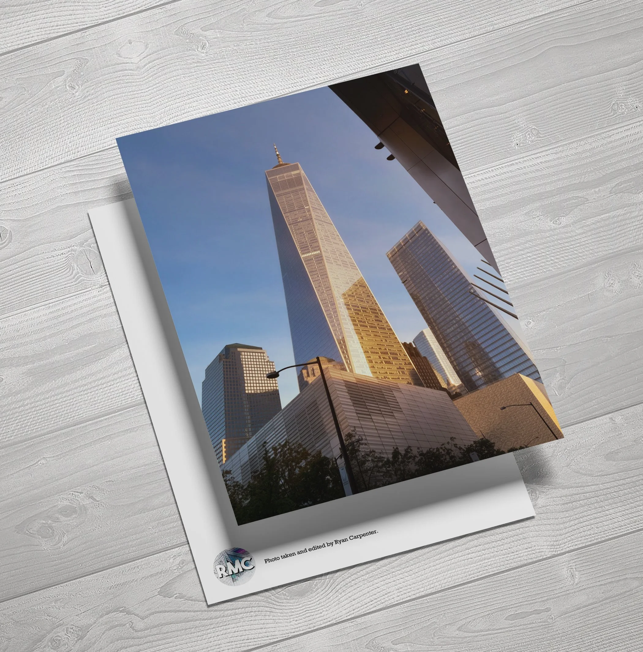 New York City, Manhattan, Lower Manhattan, One World Trade Center, NYC Artwork, New York Art Print, Architecture, Skyscrapers, Travel Photography, RMC Digital Art