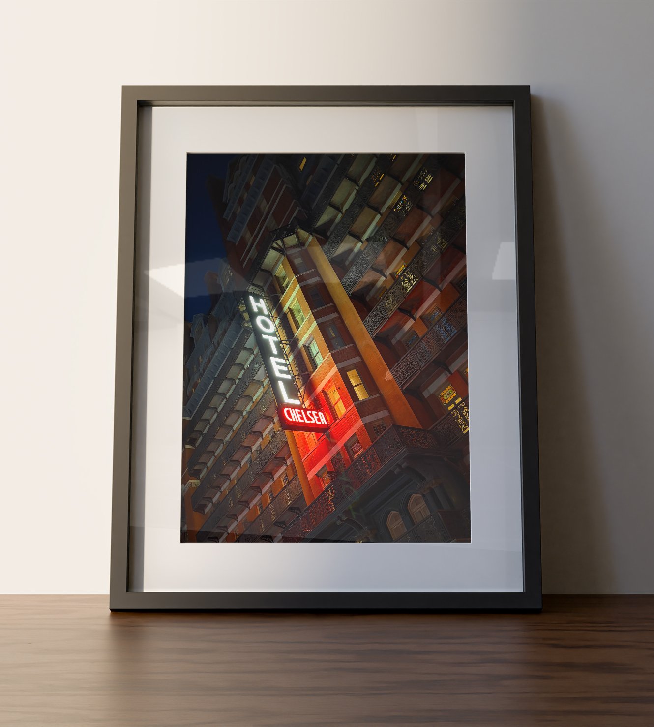 Hotel Chelsea, Chelsea Hotel, New York City, Manhattan, Chelsea NYC, NYC photography, New York wall art, Hotel Chelsea print, Manhattan photography, neon sign photography, New York architecture, NYC n