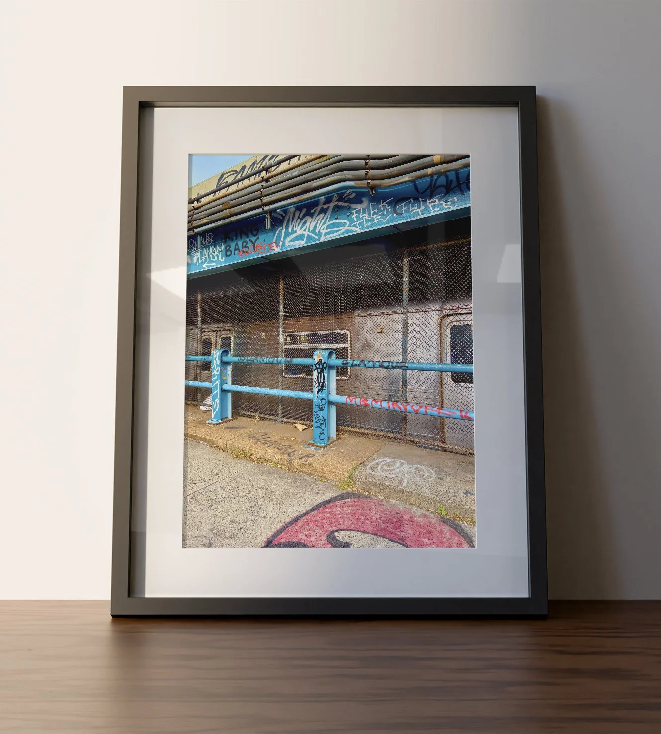 Manhattan Bridge, New York City, NYC photography, Brooklyn photography, New York street art, graffiti photography, NYC subway, urban photography, industrial photography, New York wall art, NYC art pri