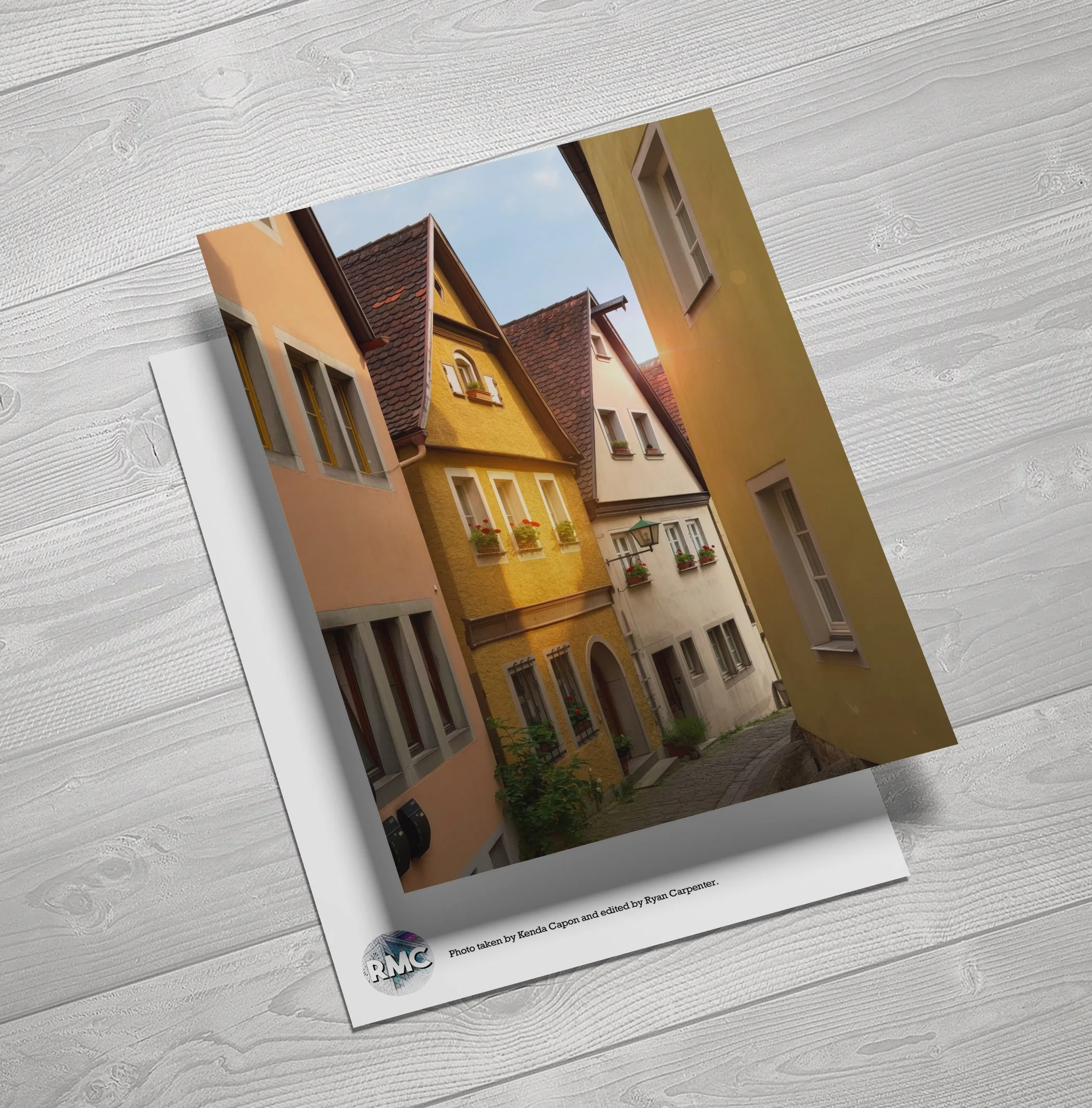 Rothenburg ob der Tauber, Rothenburg, Bavaria, Germany, German Architecture, Cobblestone Streets, European Artwork, Medieval Town, Travel Art, RMC Digital Art
