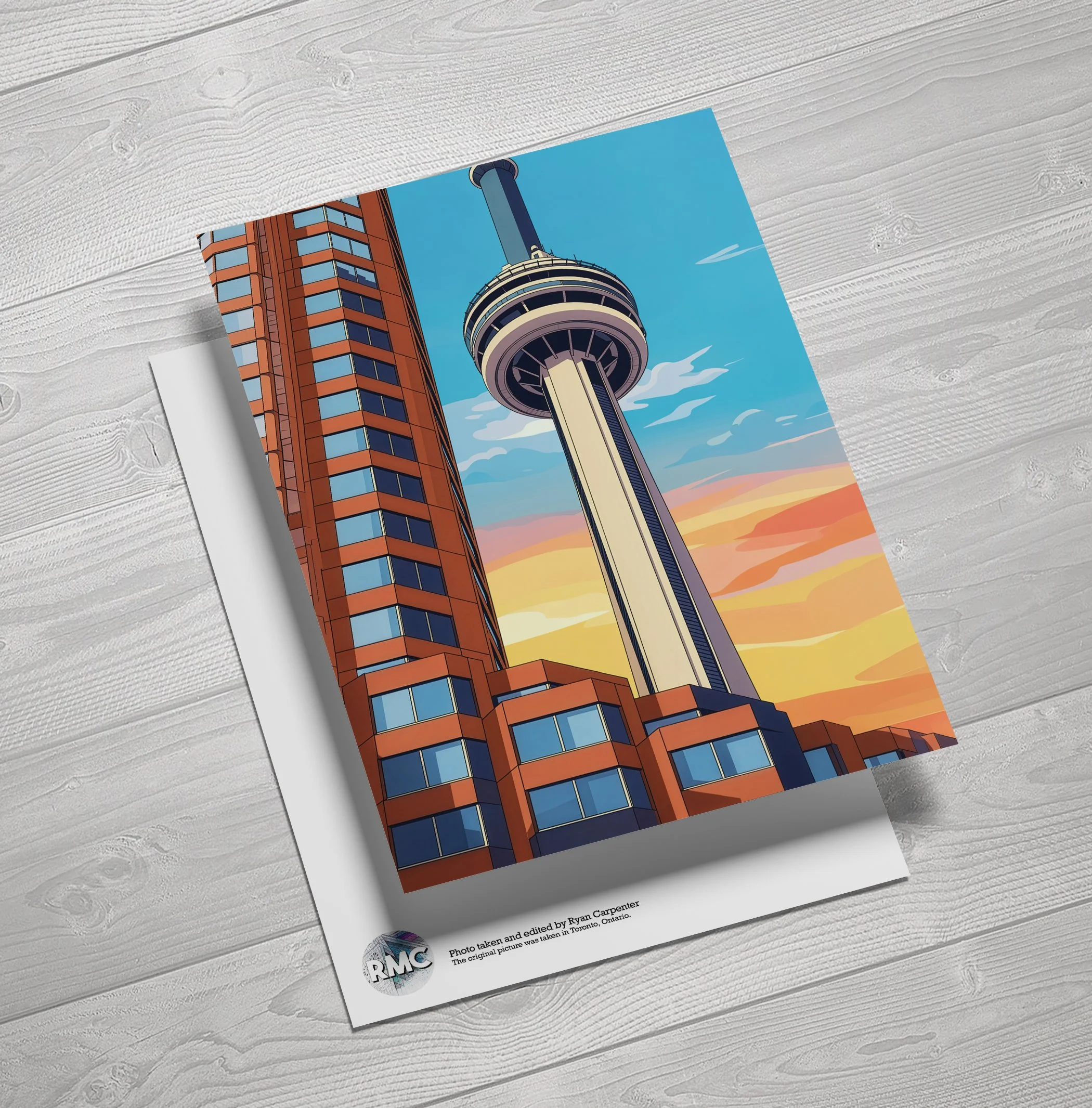 CN Tower, Toronto, Toronto Photography, Toronto Art, Travel, Canadian Travel, Digital Art