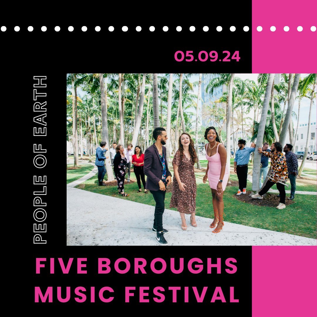 Five Boroughs Music Festival (@5ivebmf) presents People of Earth on May 9 at the Bronx Music Hall 🌎🌟🤩