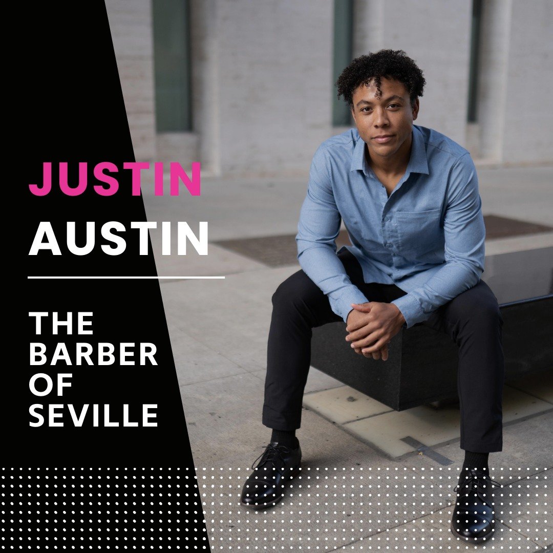 Justin Austin (@justinmichaelaustin) performs in The Barber of Seville from May 25 to June 29 with the Opera Theatre of St Louis 🌟🎶🤩