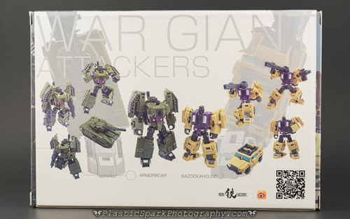 Review - Iron Factory IF-EX22 War Giant Set-A (Attackers 