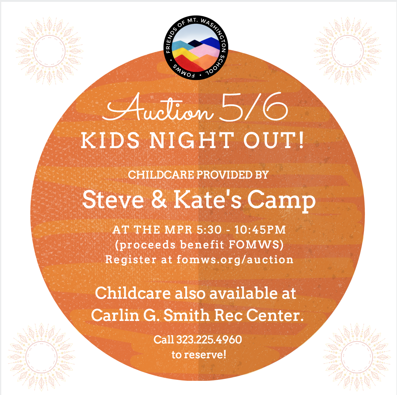 KIDS NIGHT OUT! Childcare Options at the Night of the Auction This Friday!