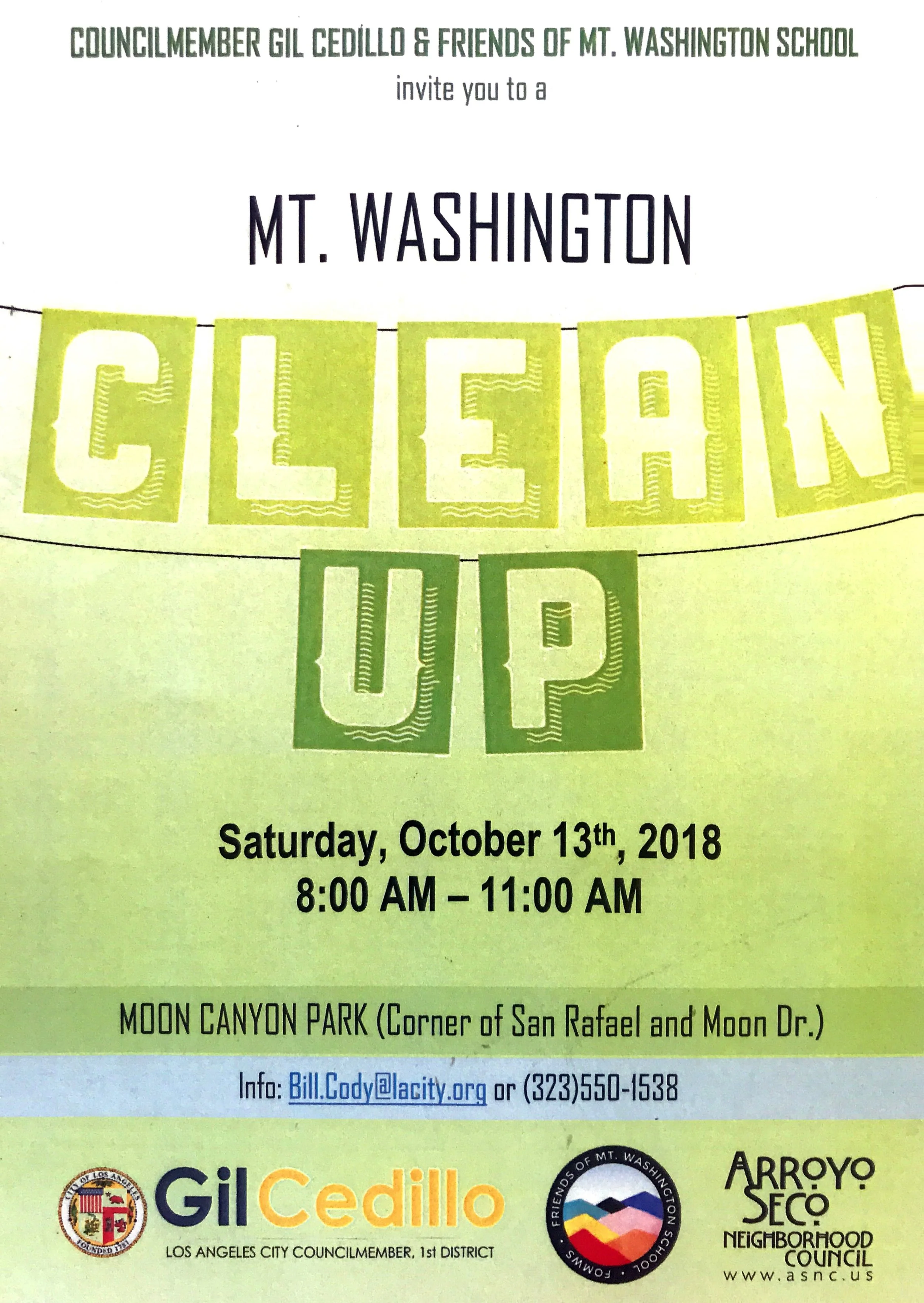 Heidelberg &amp; Moon Canyon Clean-Up - 10/13 CANCELLED due to rain
