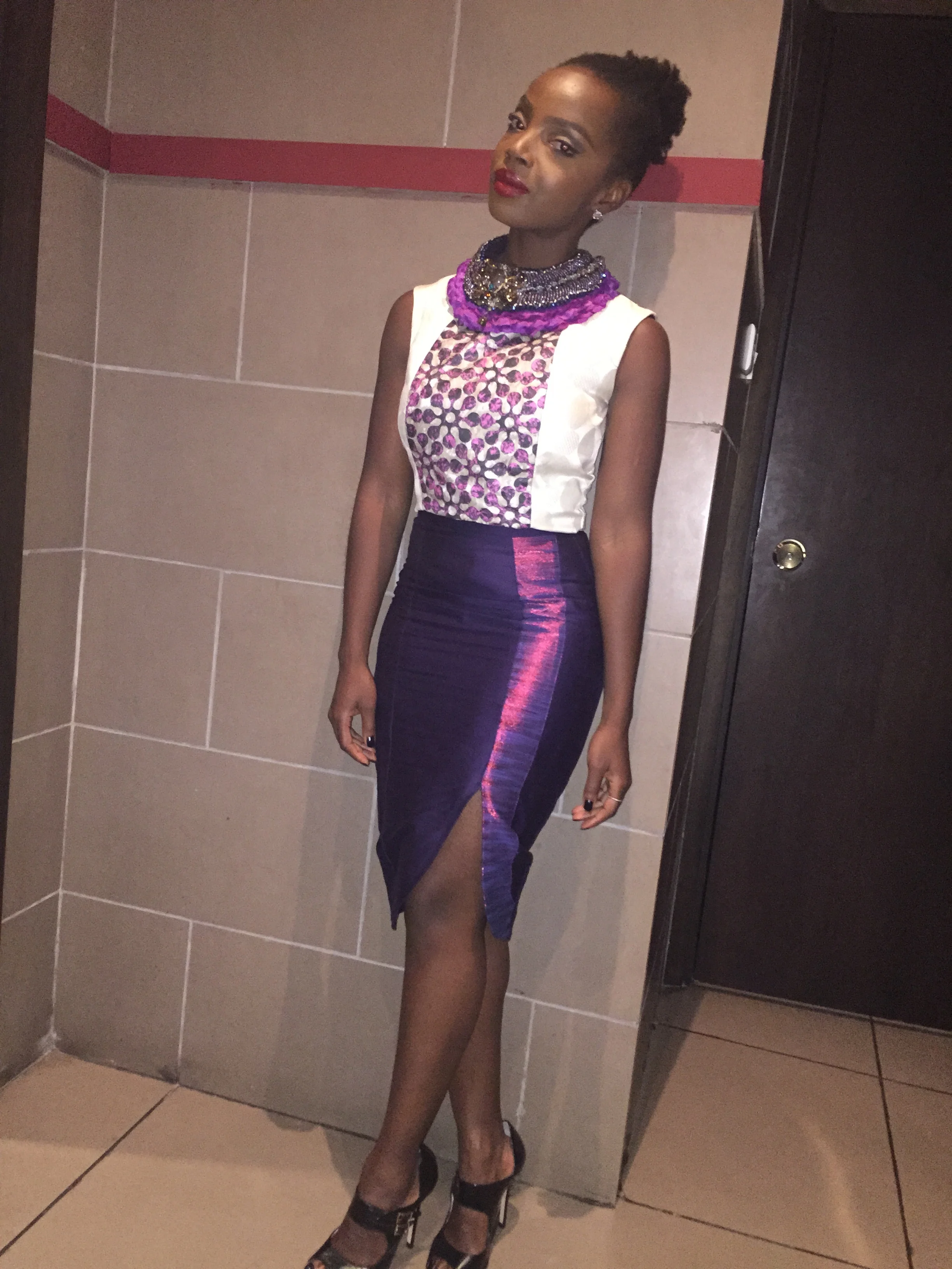 Necklace Anita Quansah Shirt MySisterMadeIt Skirt Ameyo Shoes Mo Saique