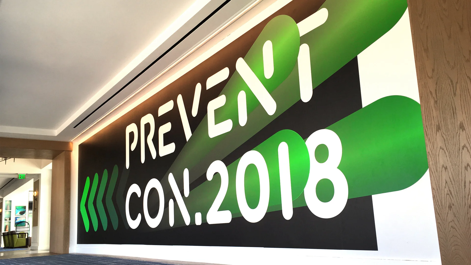 Main Hall Directional: Printed Vinyl Environmental GFX