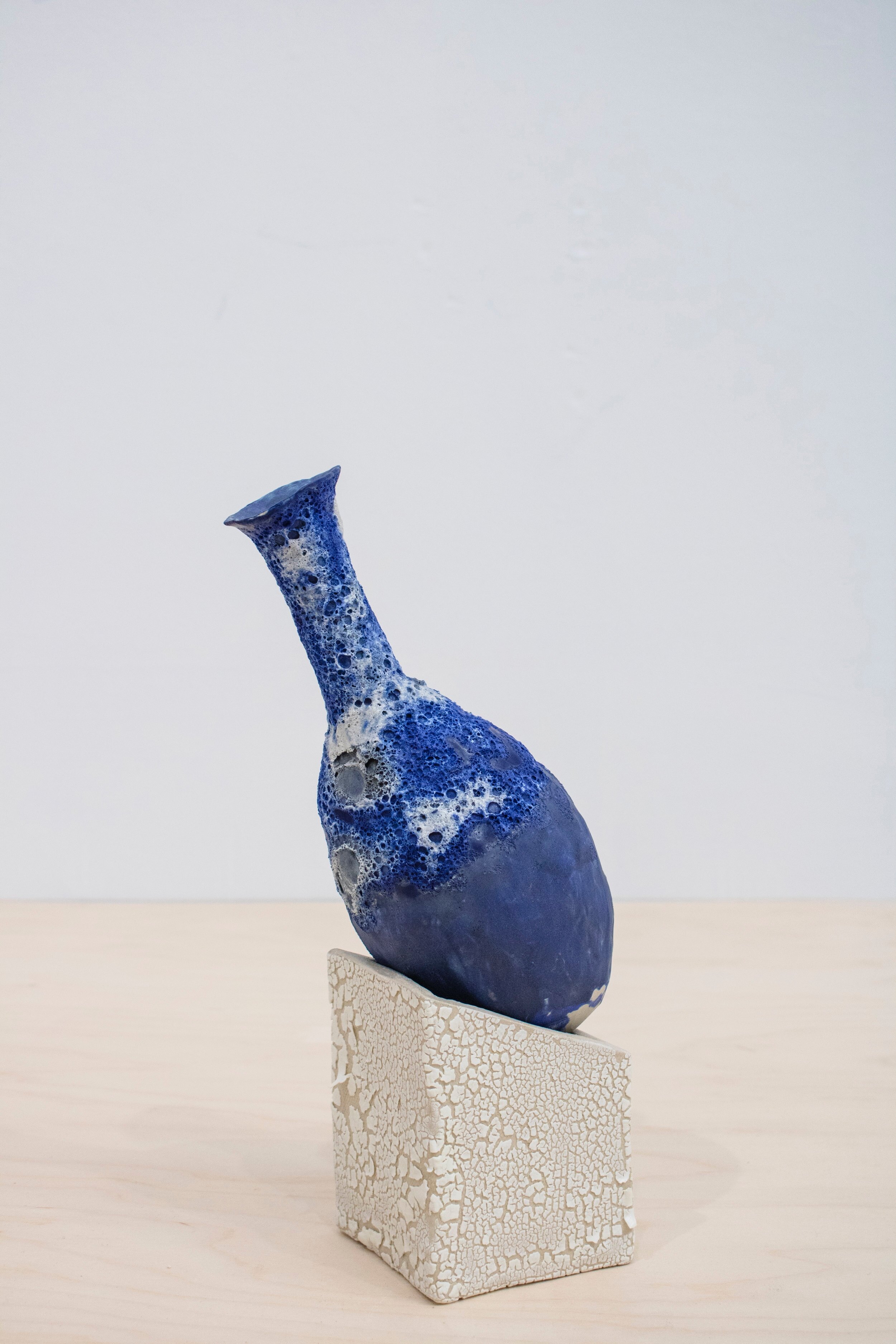  Blue Holder I, 2017, glazed stoneware 