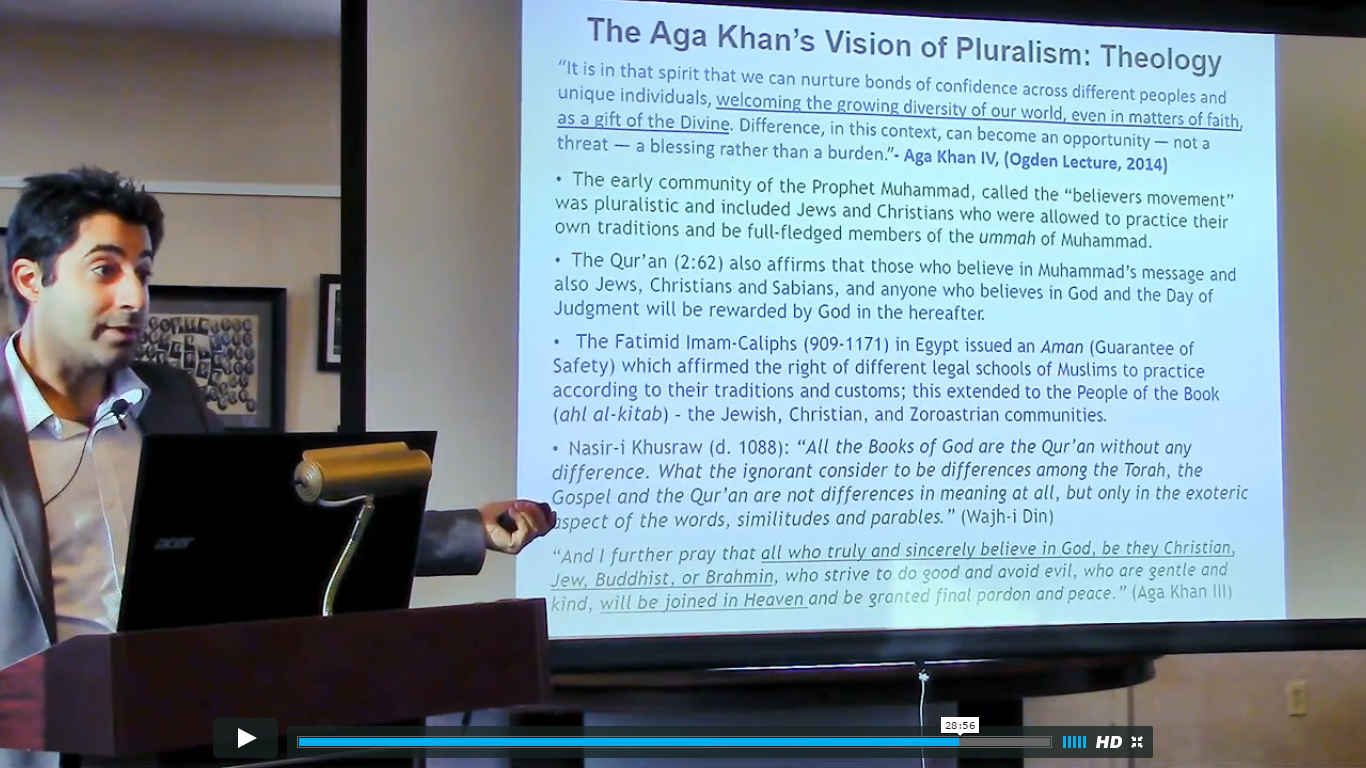 The Aga Khan's Vision of Pluralism