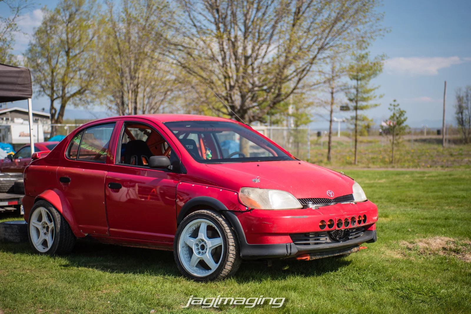 To something that always makes me laugh when seeing it.. Thats a V8 swapped rwd converted 4 door Toyota Echo!
