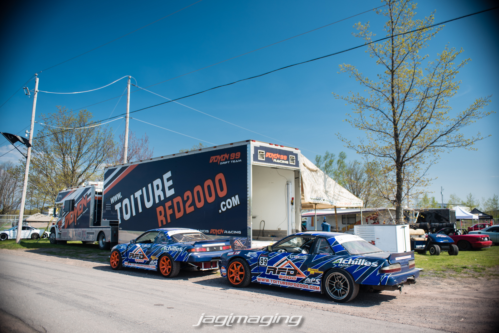 Was also cool to see FDC driver Francis Doyon come out with both his V8 and 2Jz cars.