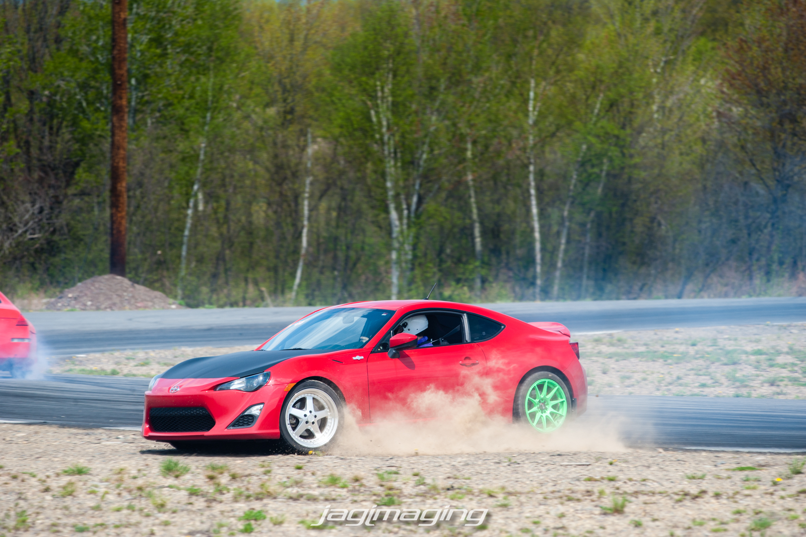With a ton of track time it let drivers try new things..like offroading..
