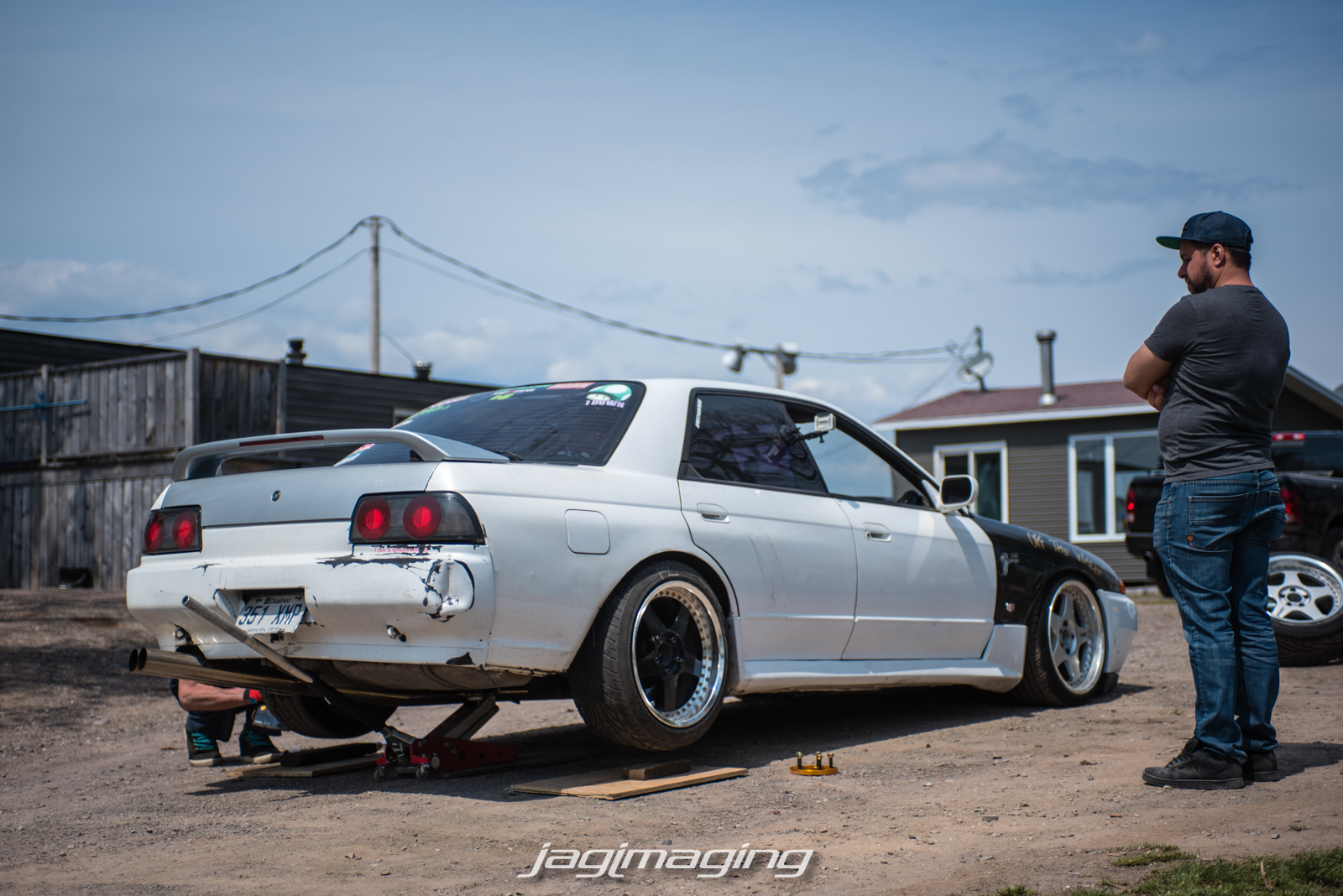 Sadly with all the track time the tranny in this Skyline decided it had enough. 