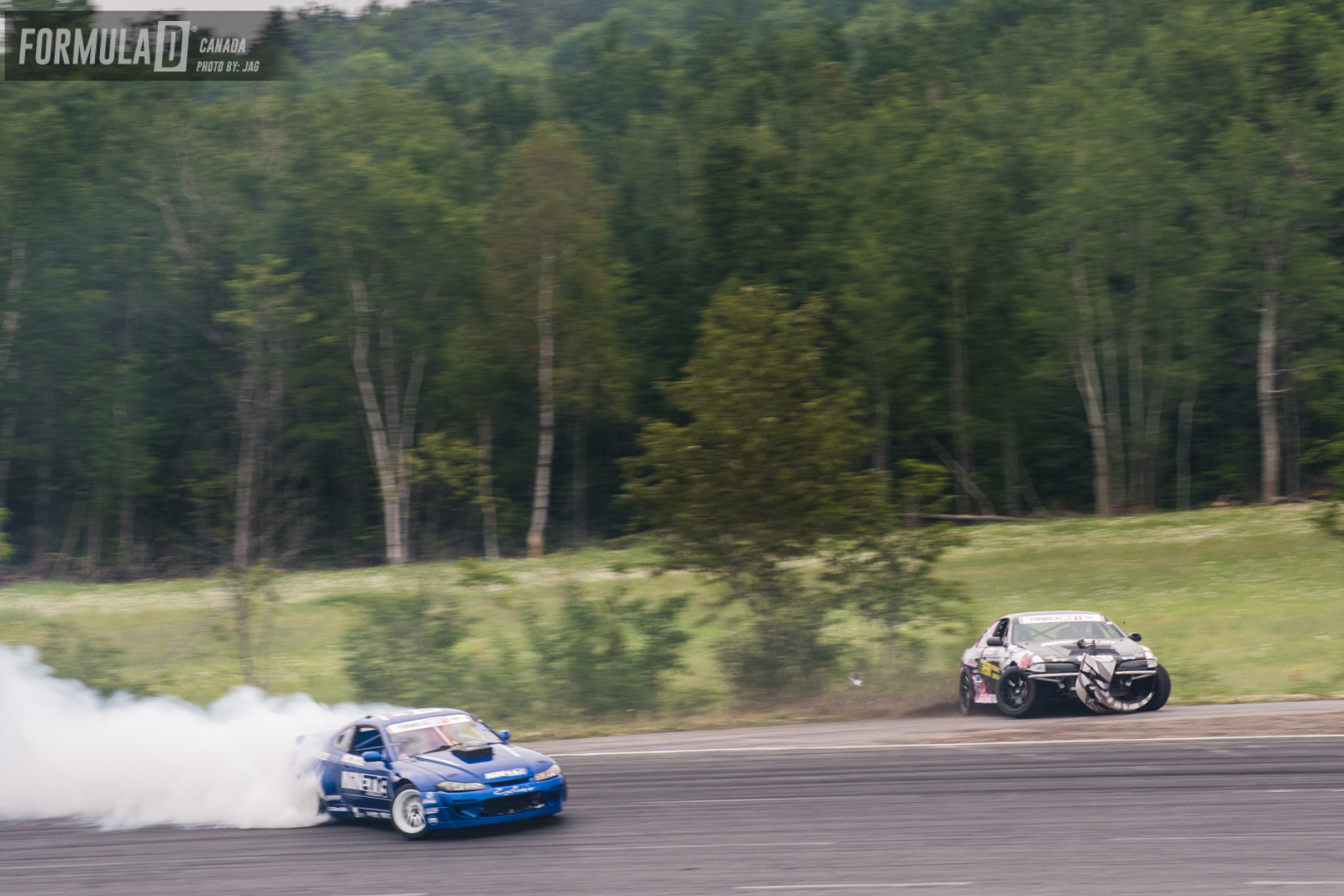 On Marcs very first run he went in a little too hot and took the very high line...Its ok he didnt need that bumper anyway.. 