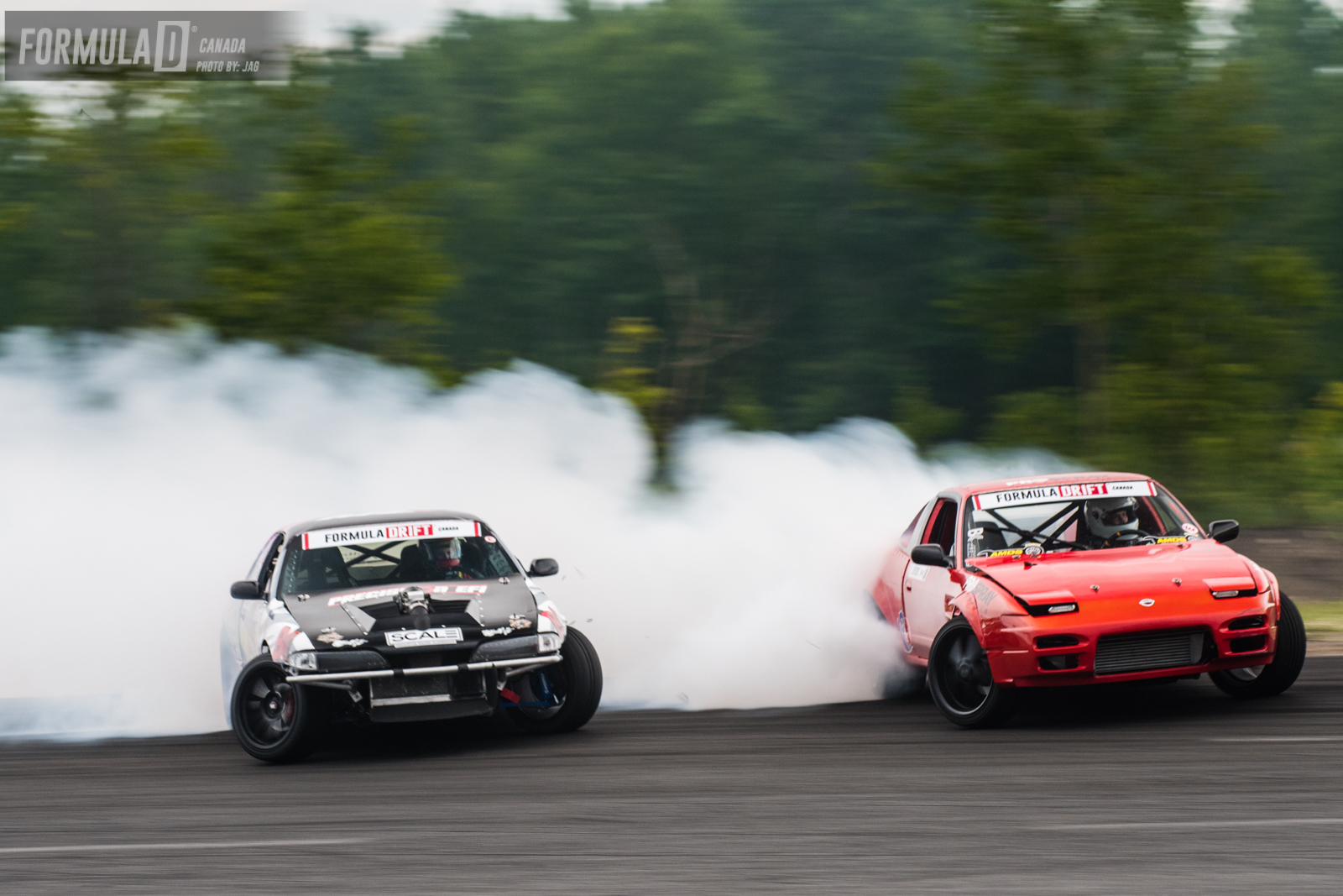 This time it was a great battle between both drivers.. 