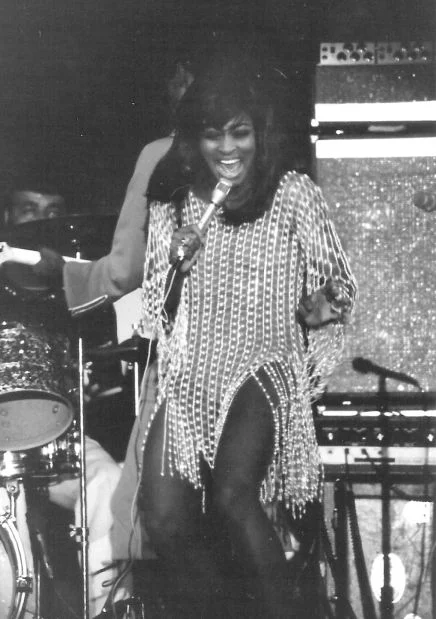 STL Native Tina Turner at the Mississippi River Festival, 1971. Photo by Lyle Ward via St. Louis Post Dispatch