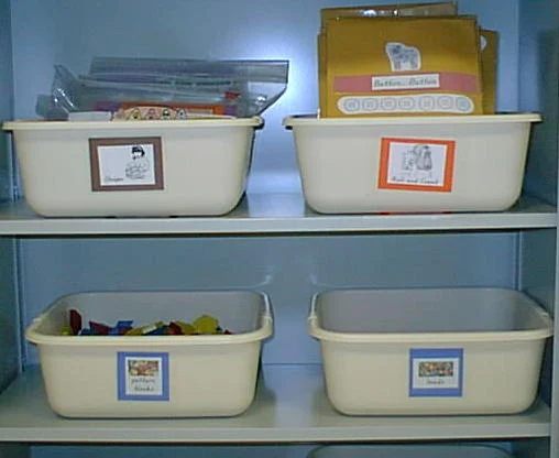 Math Tubs in a Classroom