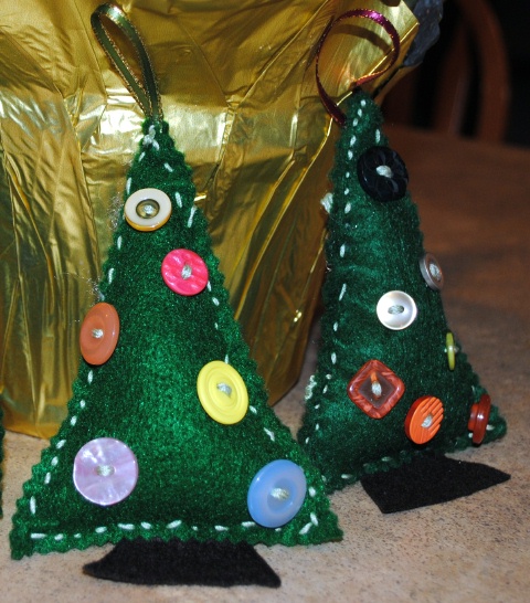 Sewn Felt Tree Ornament