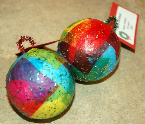 Tissue Paper Ornaments