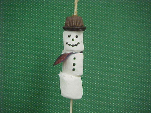 Snowman on a Stick