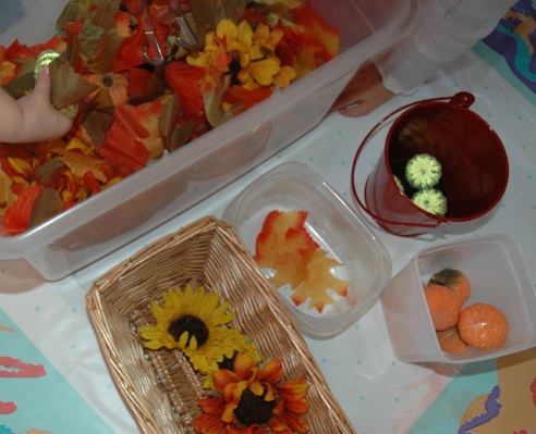 October Sensory Bin