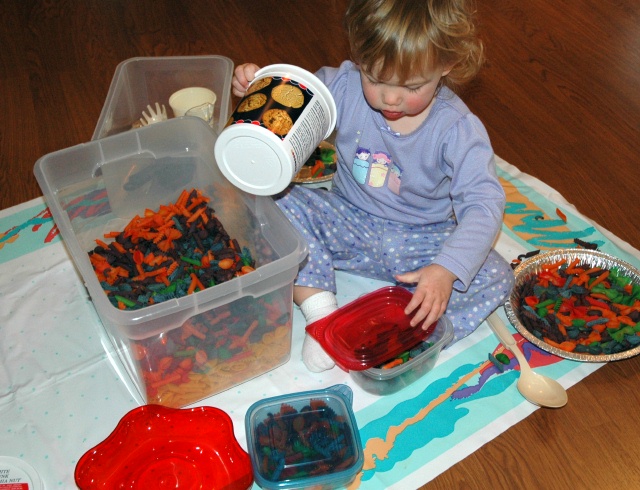 December Sensory Bin