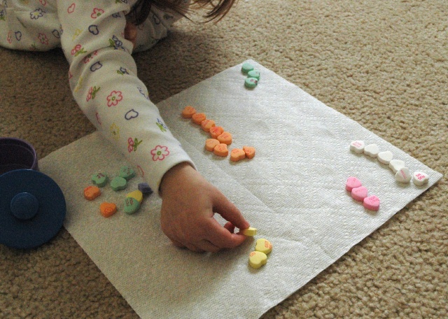 Sorting Conversation Hearts