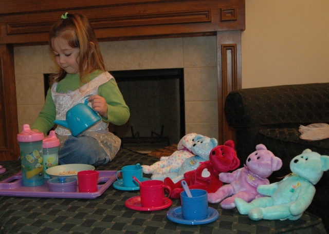 Playing Tea Party