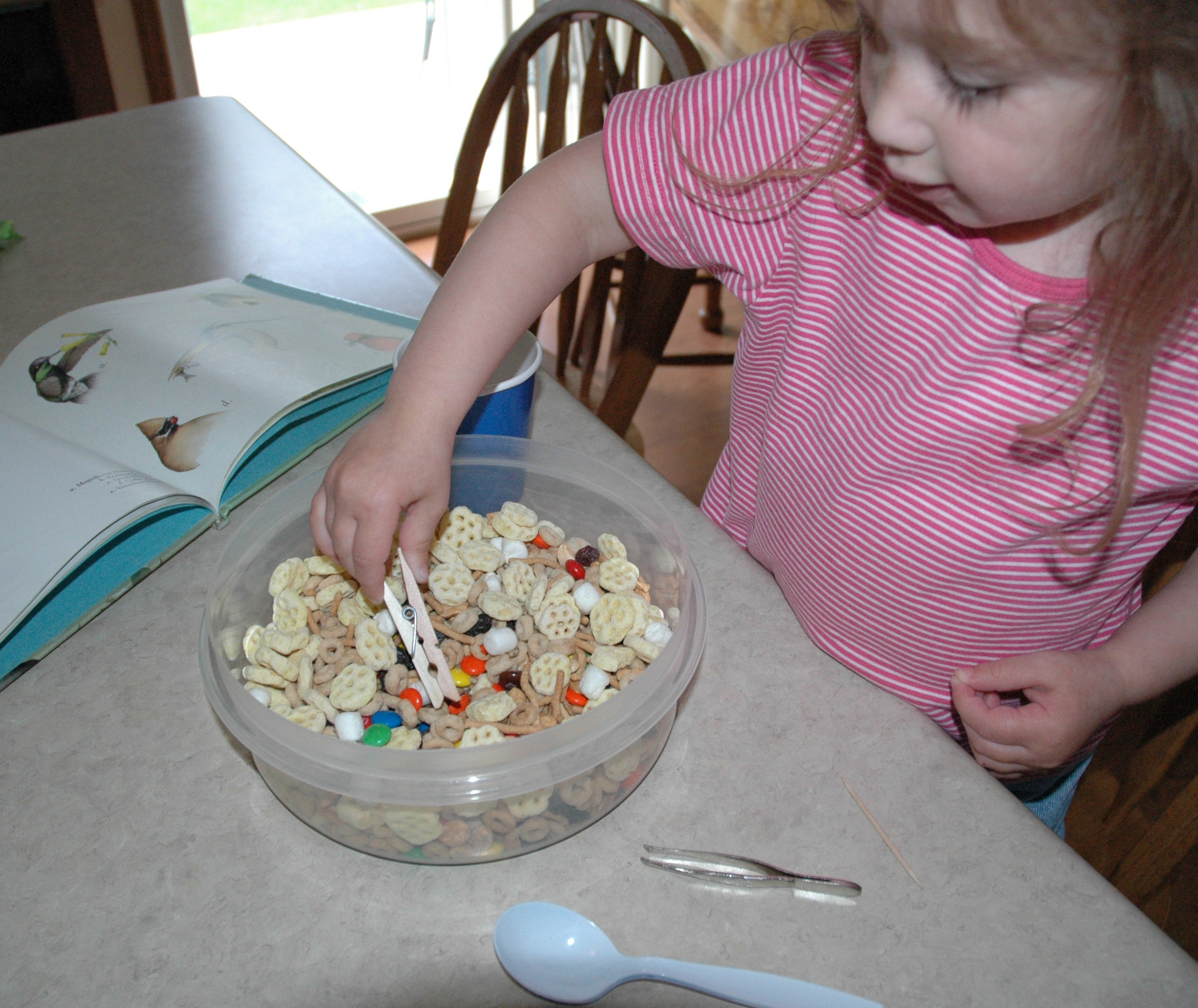 Eating with 'Bird Beaks'