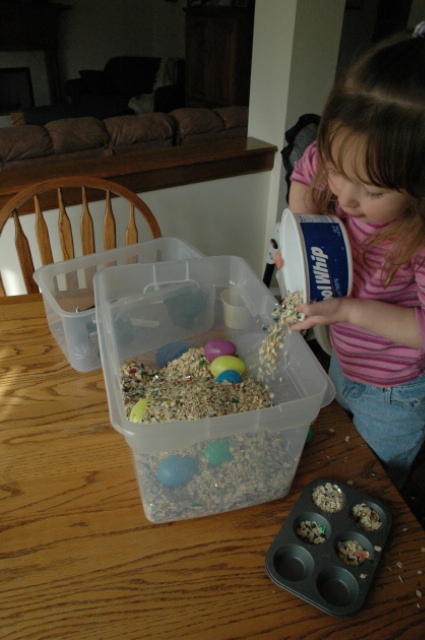 April Sensory Bin