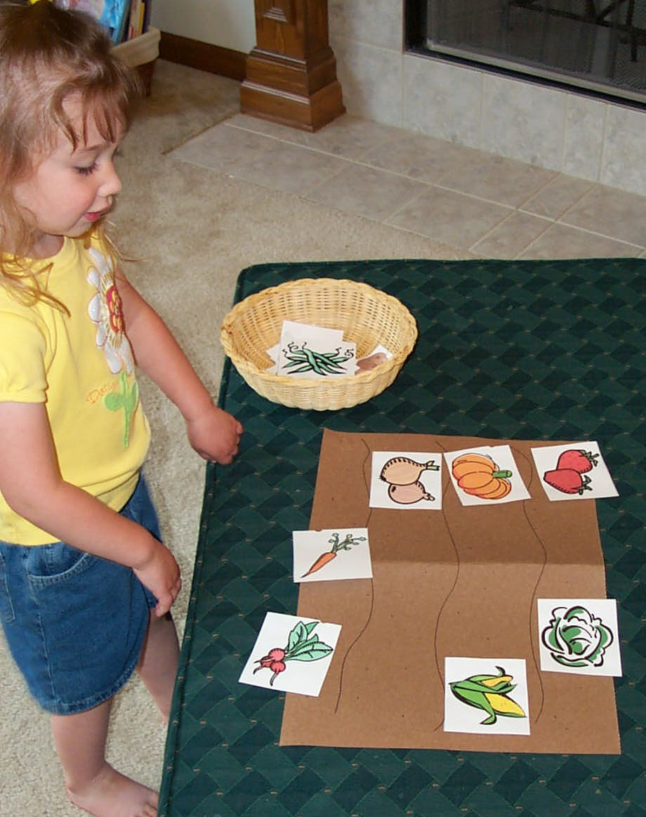 Color Vegetable Garden