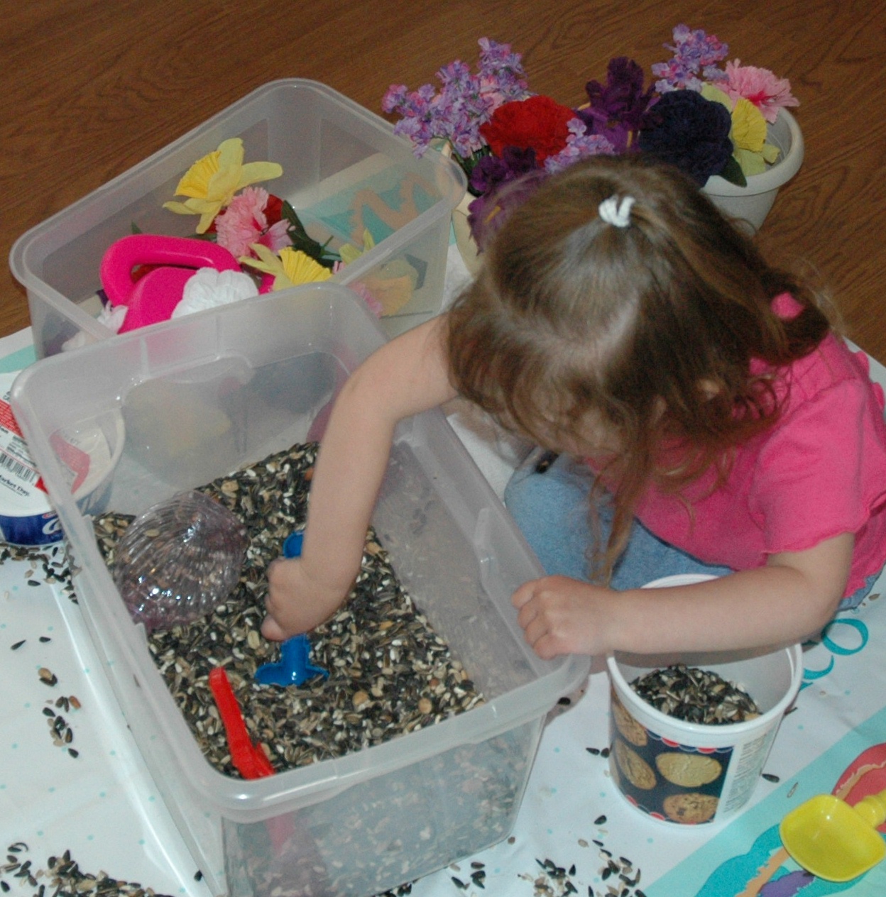 May Sensory Bin