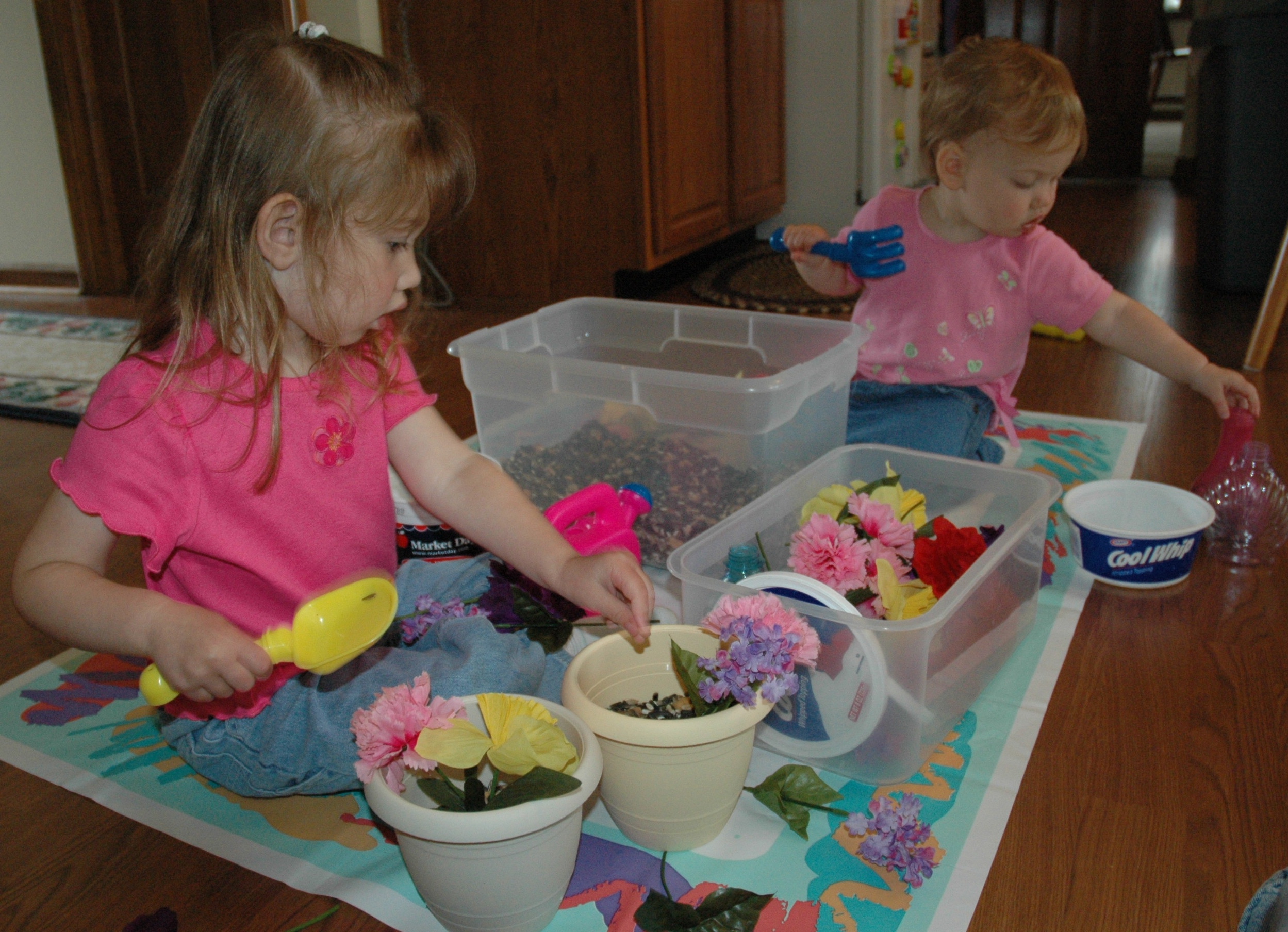 May Sensory Bin