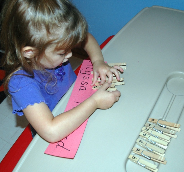 Clothespin Name