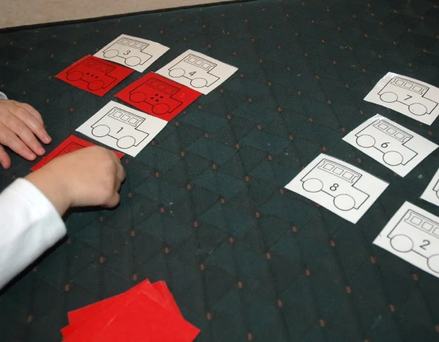 Firetruck Numeral Match