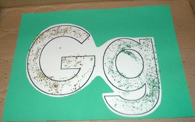 Green & Gold Glitter Gg