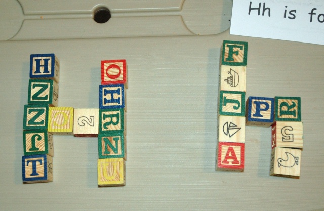 Hh Block Letter Formation