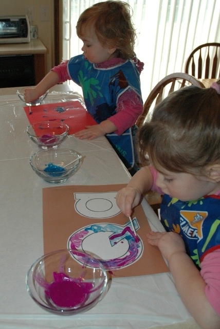 Quietly Painting with Q-Tips