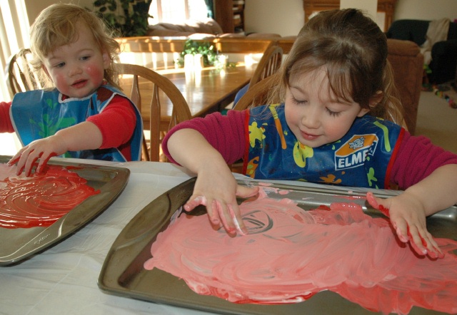 Fingerpaint Heart (fingerpainting)