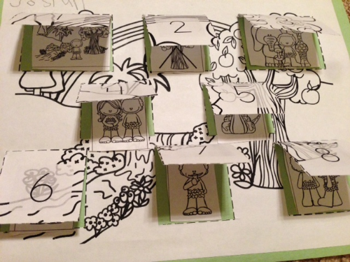 Adam & Eve Flap Sheet Sequence