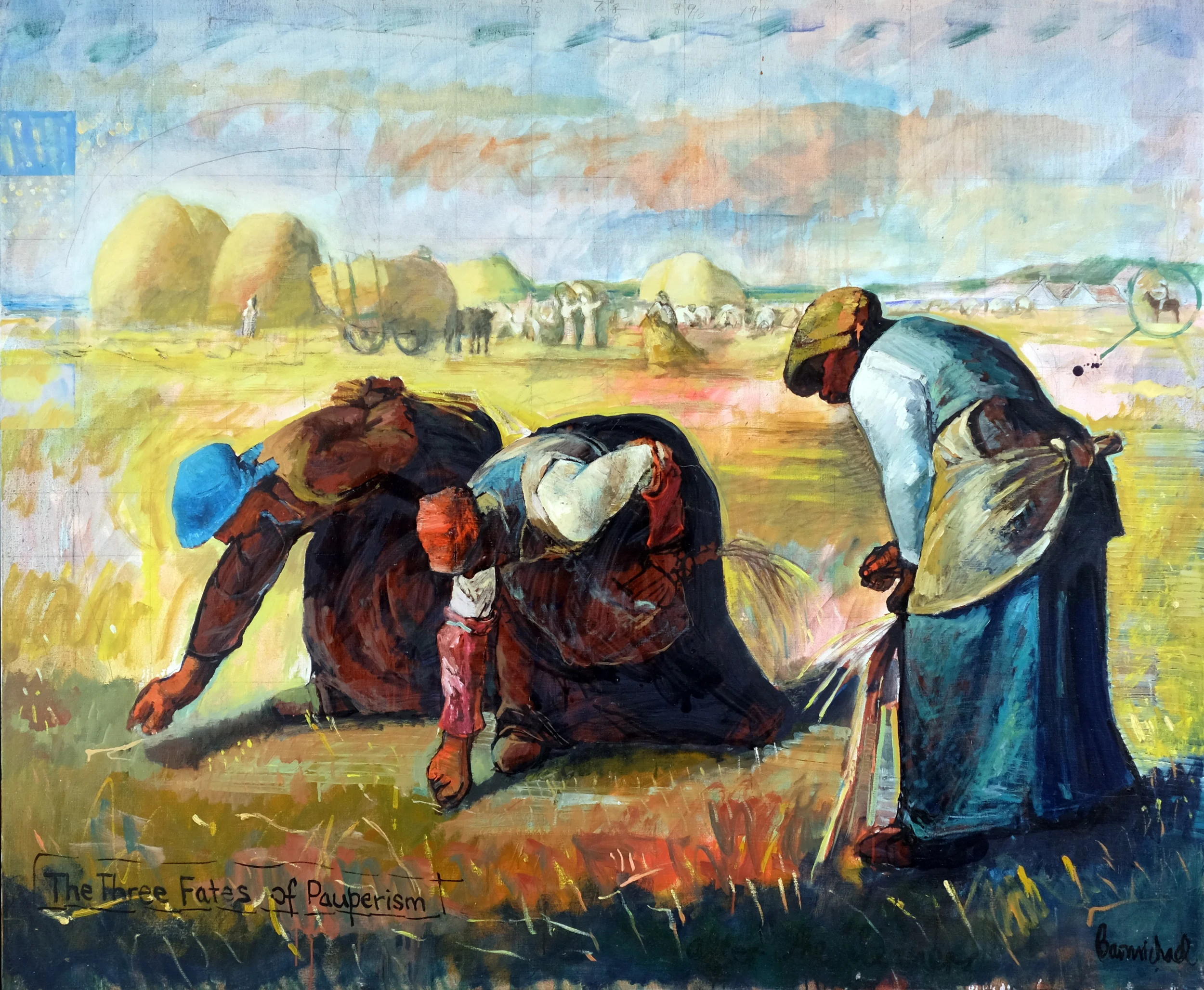  The Gleaners 152cmx182 Oil on Linen 