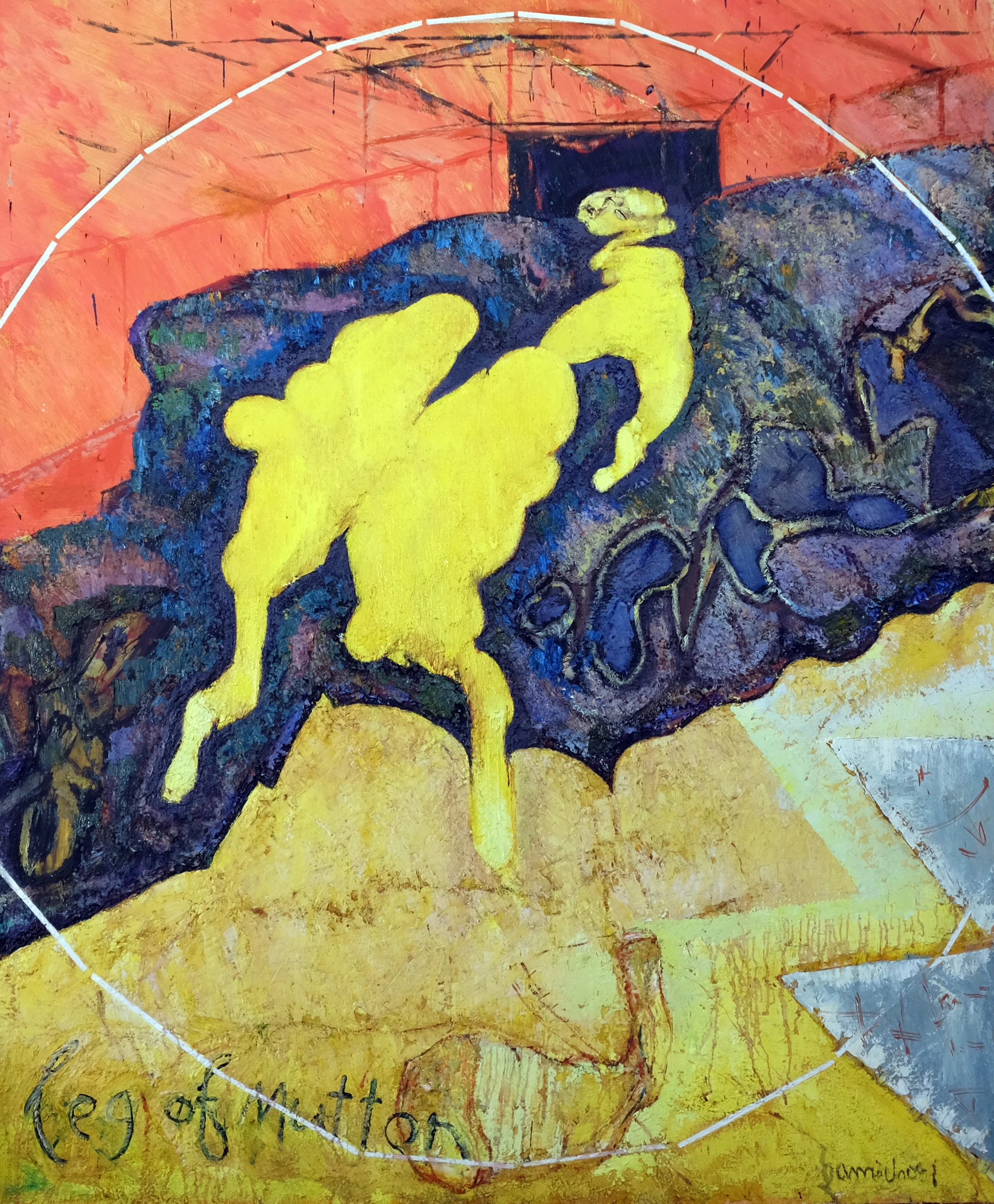  Leg of Mutton 1983 183cmx152 Oil on Canvas 