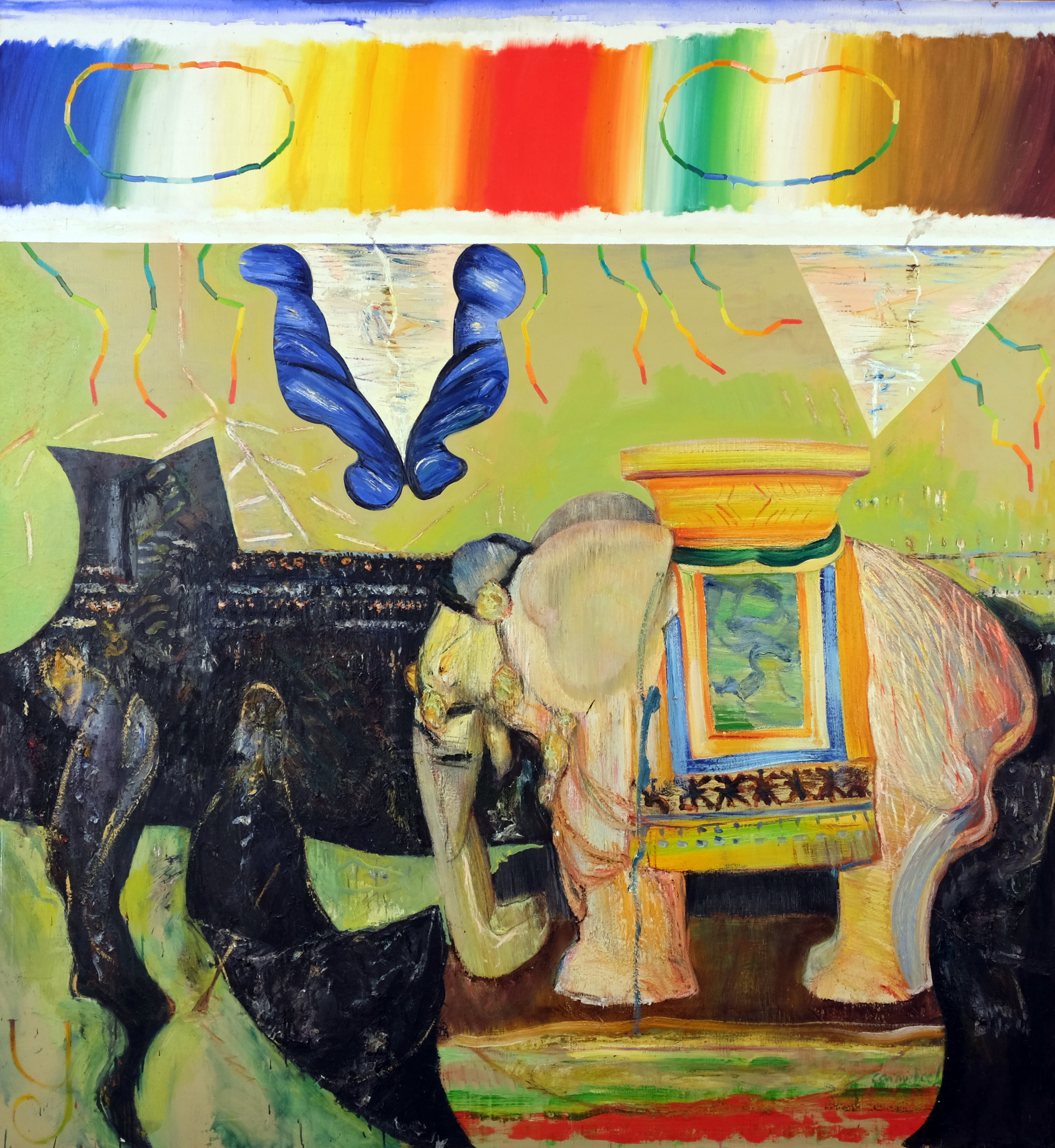  The Great Circle 1988&nbsp; 189cmx182cm Oil on Linen 