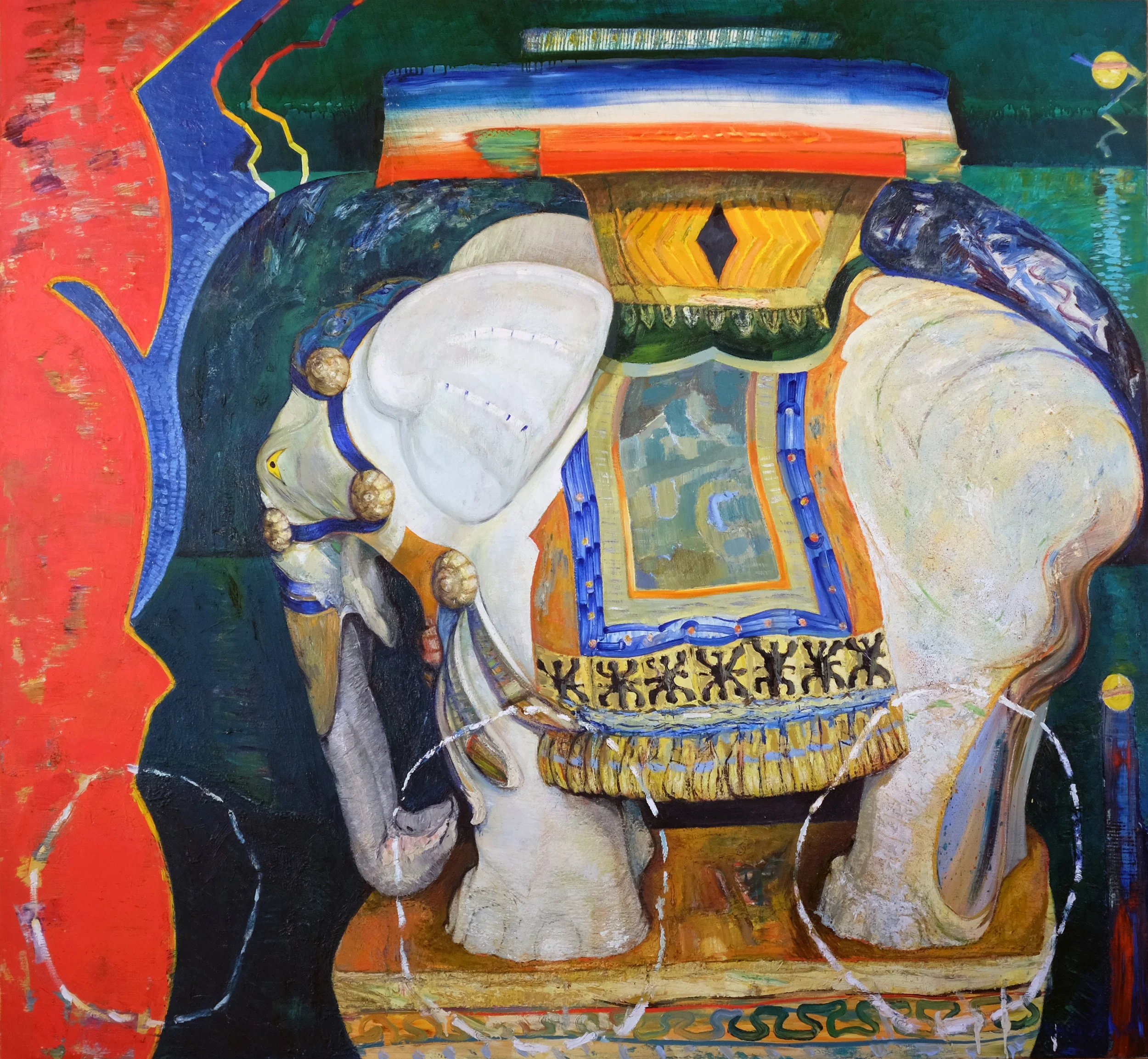  Ashore/Persistence of Memory 1987-1994 198cmx183cm Oil on Linen 