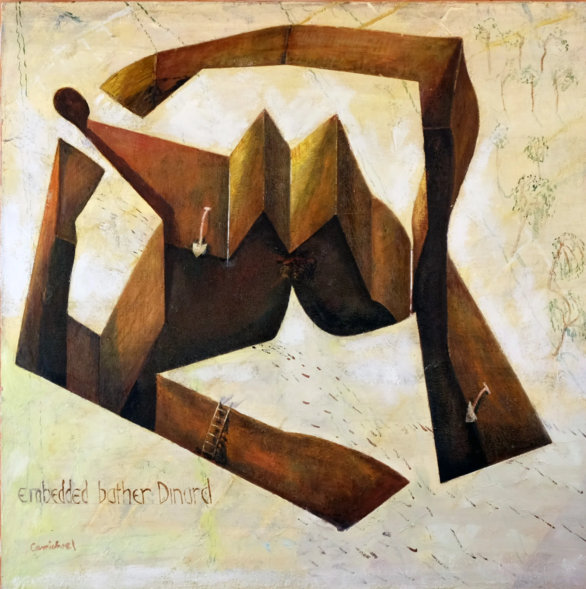  Dinard Bather 122cmx 122cm Oil on Linen 