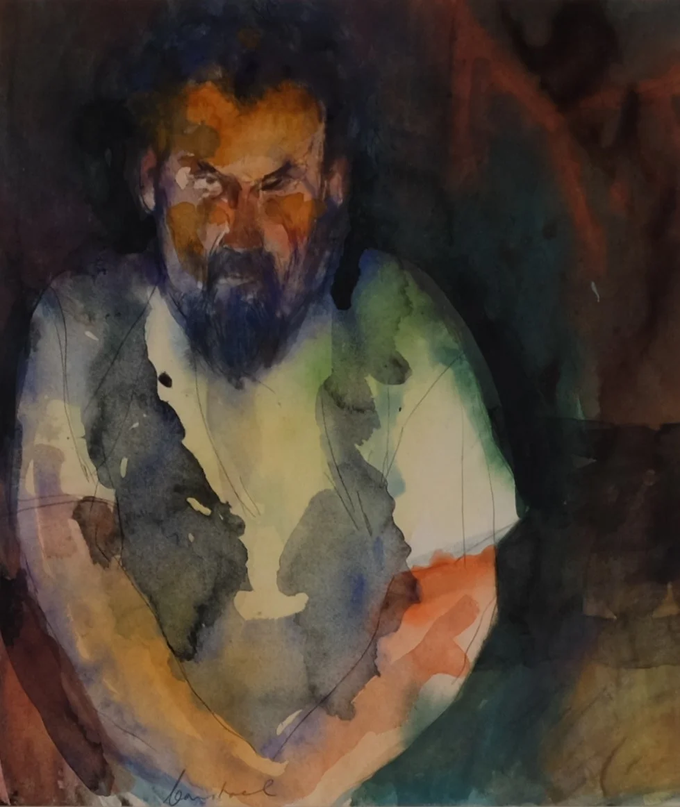  Self-Portrait 40cmx33cm&nbsp; Oil on Linen 