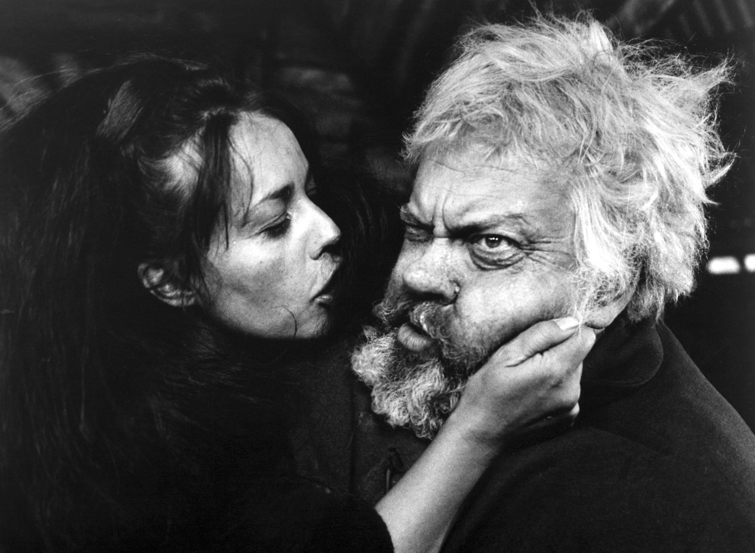 Film still from Welles' Chimes at Midnight
