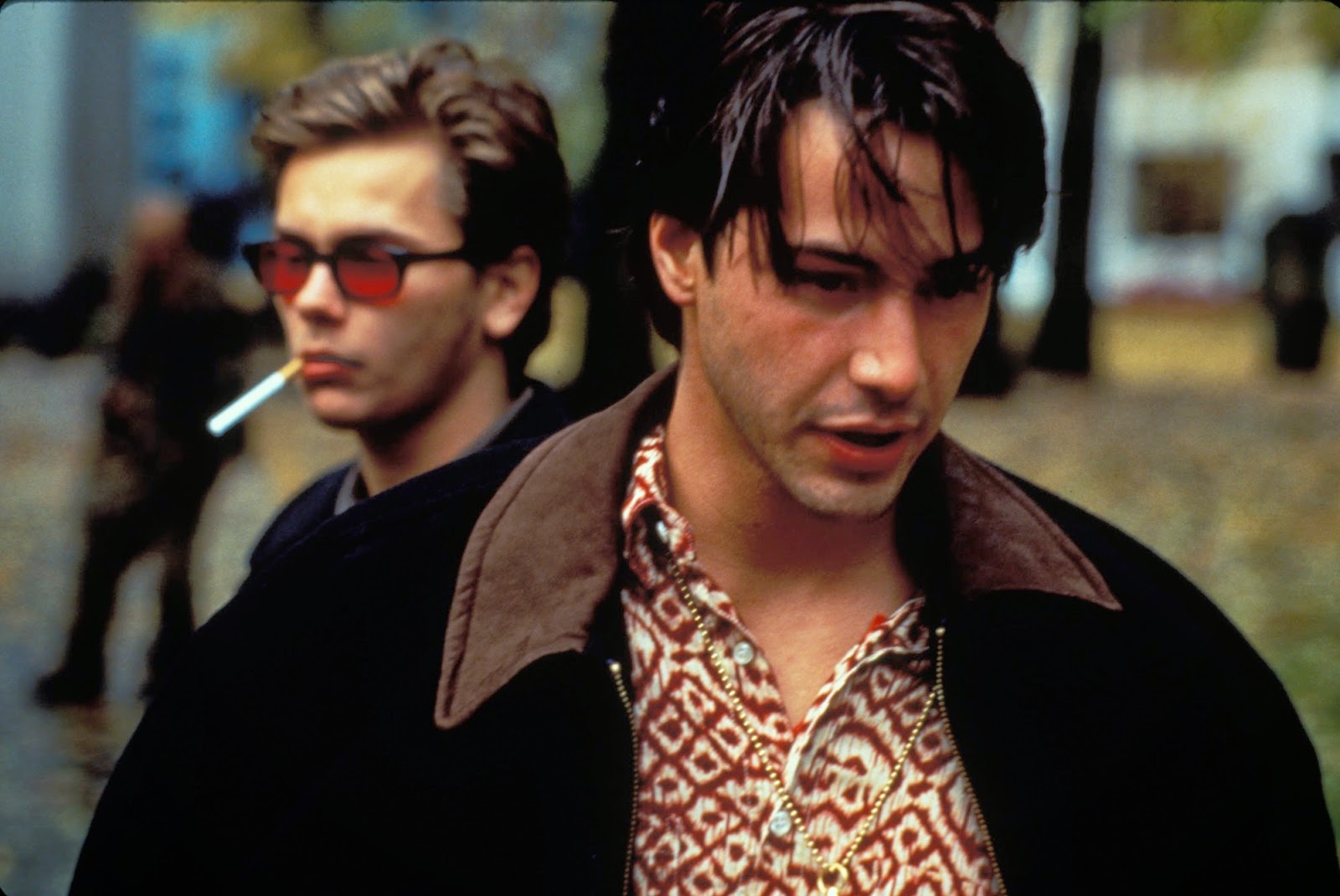 Film still from Van Sant's My Own Private Idaho