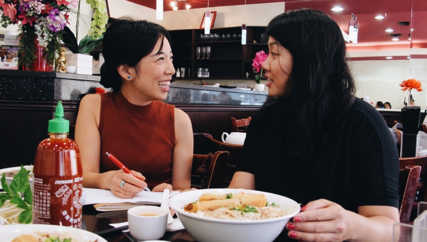 Megan Lau & Kristin Cheung Photo by Jackie Wong